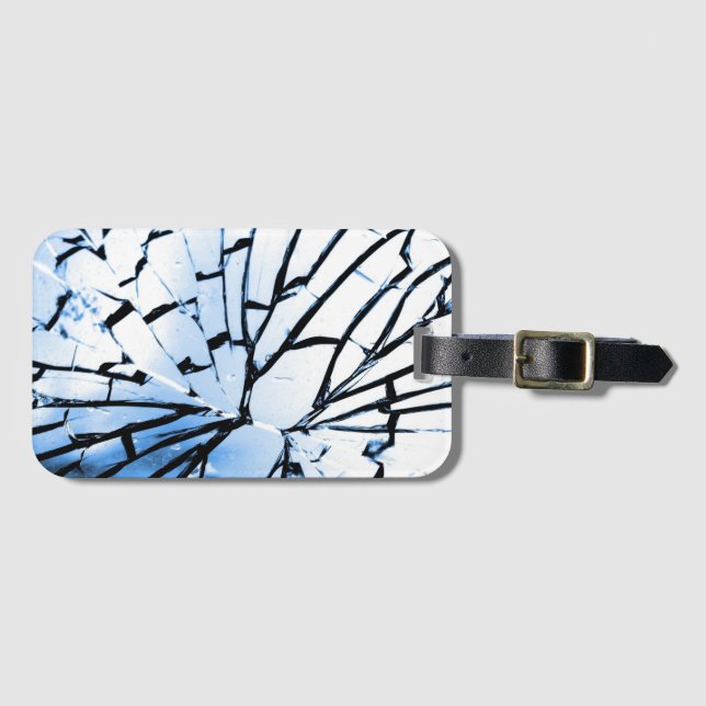 broken window luggage tag (Front Horizontal)