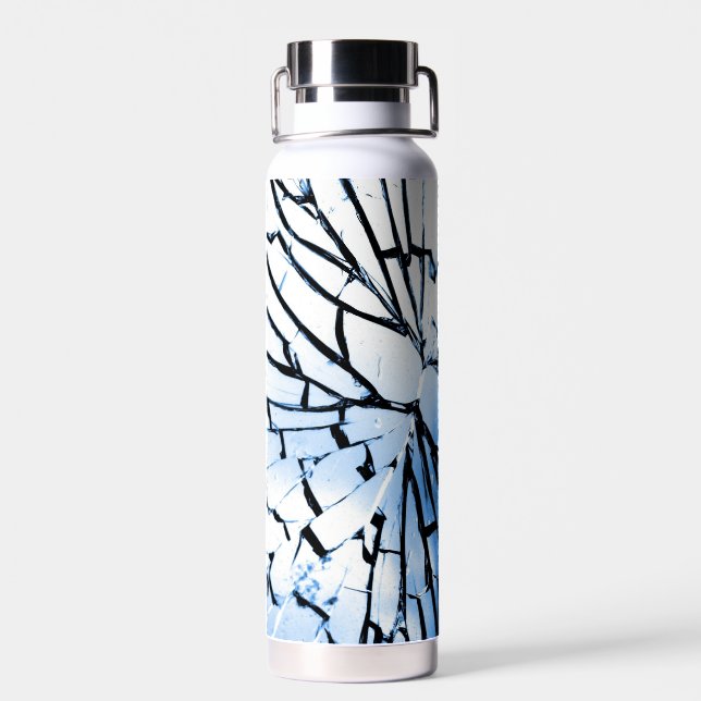 broken window water bottle (Back)