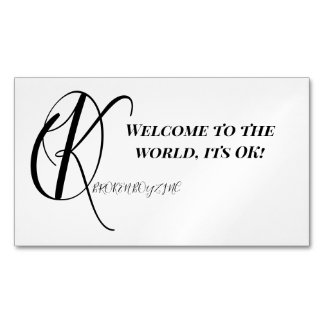 BROKENBOYZ INC. sticker Magnetic Business Card