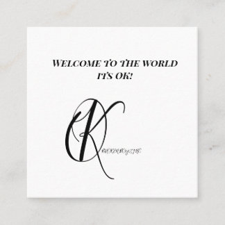 BROKENBOYZ INC. sticker Square Business Card