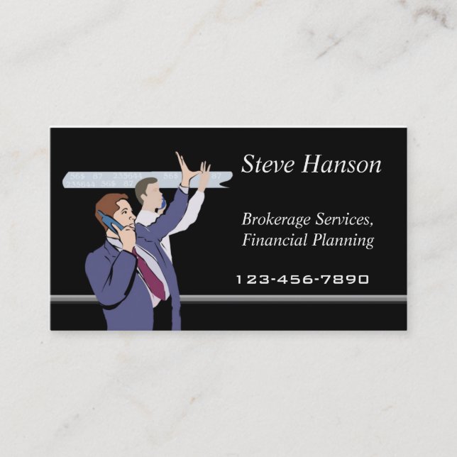 Brokerage Company Business Card (Front)