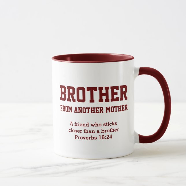 Bromance | BROTHER FROM ANOTHER MOTHER | Christian Mug (Right)