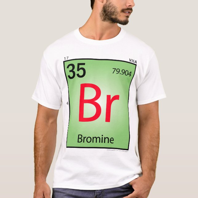Bromine (Br) Element T-Shirt - Front Only (Front)