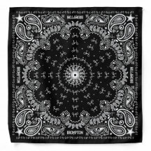 Brompton Cycling Bandanna Black - 19,5" 50cm