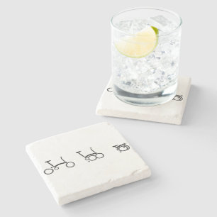 Brompton Folding Bike Bicycle Stone Coaster