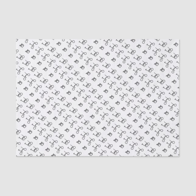 Brompton Folding Bike Bicycle Tissue Paper (Front)