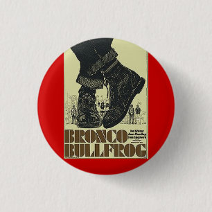 bronco bullfrog 3 cm round badge