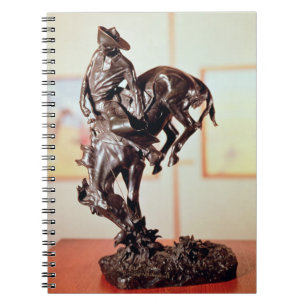 Bronco-Buster (bronze) Spiral Notebook