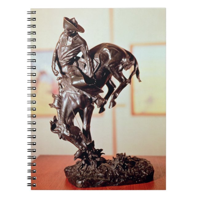 Bronco-Buster (bronze) Spiral Notebook (Front)