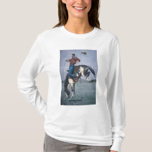 Bronco-Buster (coloured engraving) T-Shirt
