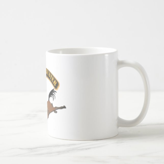 Bronco Buster with Text Coffee Mug (Right)