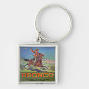 'Bronco Oranges', c.1900 (colour litho) Key Ring