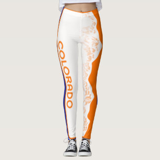 Bronco Theme II Tag 90 degree full bleed centre Leggings