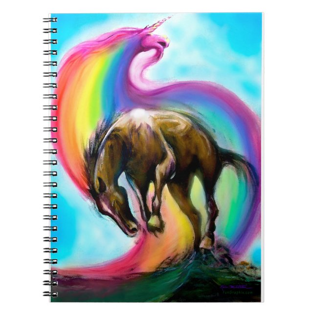 Bronco Unicorn Notebook (Front)