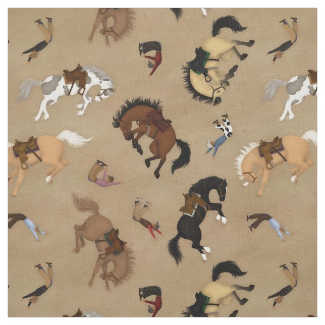 Broncs and Cowboys Fabric (Swatch)