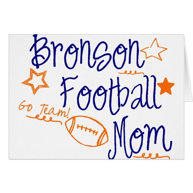 Bronson Football Mum (Front Horizontal)