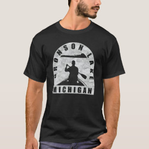Bronson Lake Canoeing Michigan T-Shirt