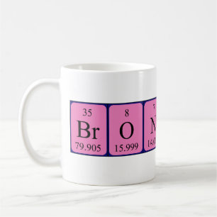 Bronson periodic table name mug