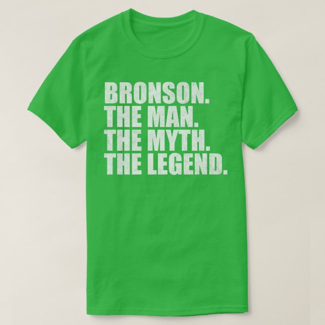 BronsonBronson Name Bronson given name T-Shirt (Design Front)