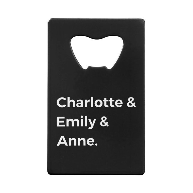 Brontë Sisters I - Charlotte & Emily & Anne (Front)