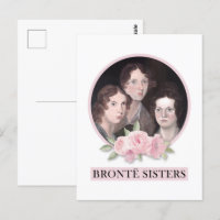 Bronte Sisters Portrait with Pink Roses