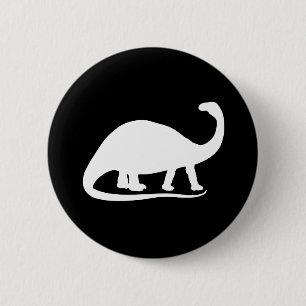 Brontosaurus 6 Cm Round Badge