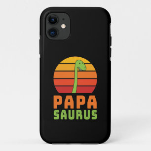 Brontosaurus Papasaurus Dinosaur Father's Day Case-Mate iPhone Case