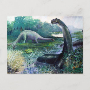 Brontosaurus Postcard