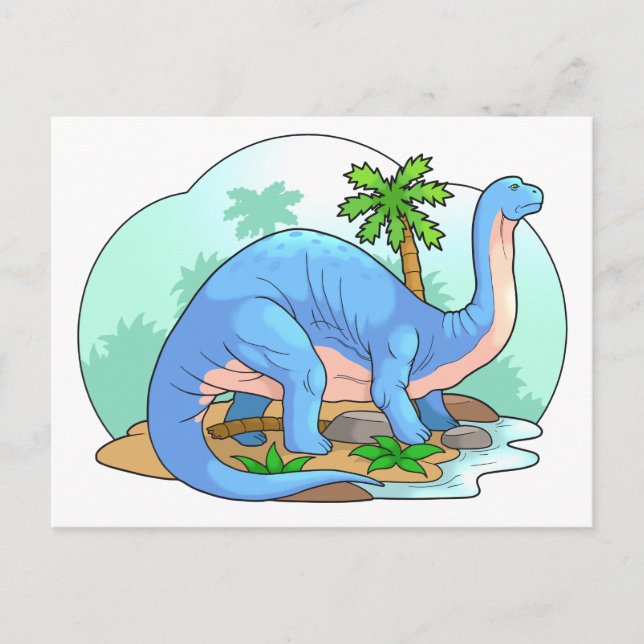 brontosaurus postcard (Front)