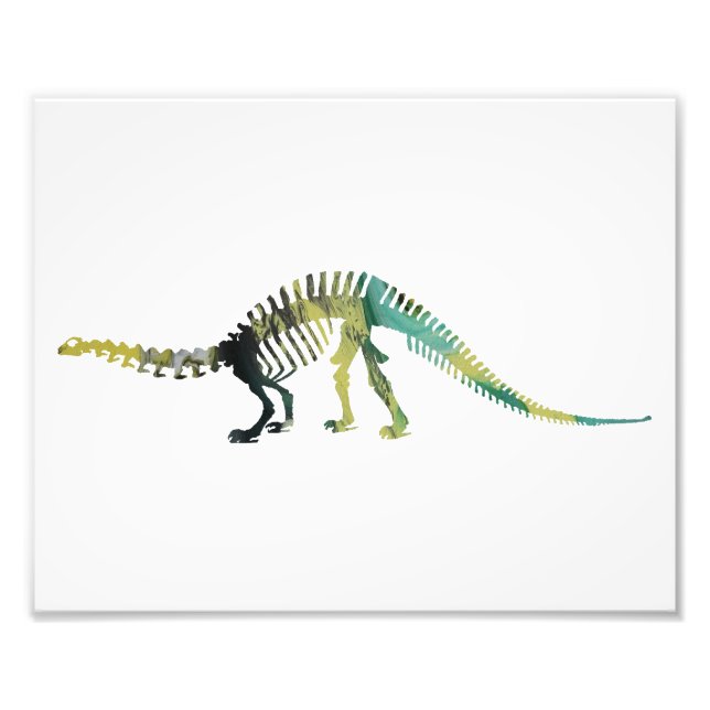 brontosaurus skeleton photo print (Front)