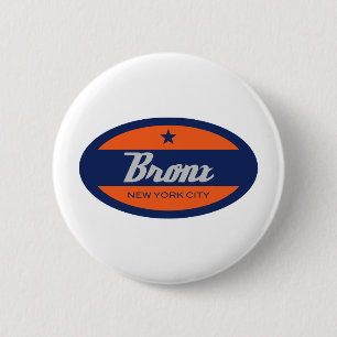 *Bronx 6 Cm Round Badge