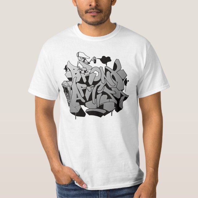BRONX ARTIST GRAFFITI T-SHIRT BY ZIMAD (Front)