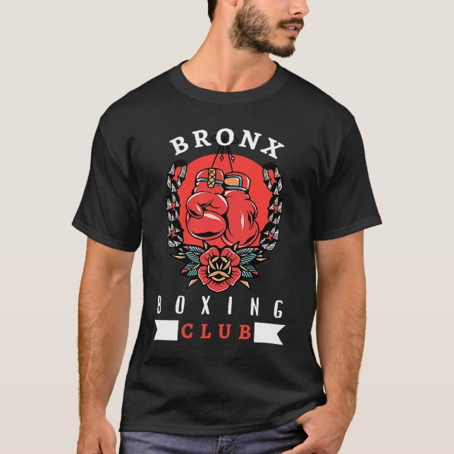 Bronx Boxing Club  vintage distressed Boxer T-Shirt (Front)