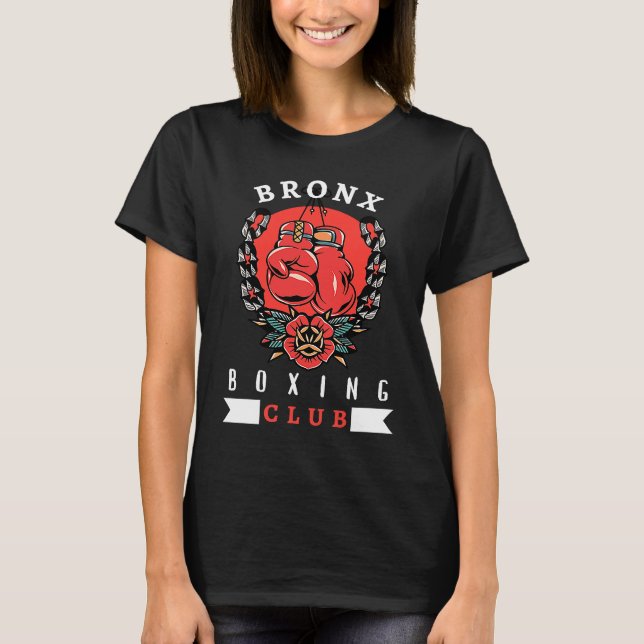 Bronx Boxing Club  vintage distressed Boxer T-Shirt (Front)