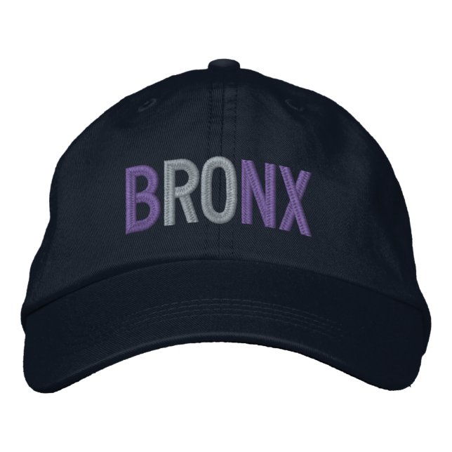 BRONX EMBROIDERED BASEBALL CAP (Front)