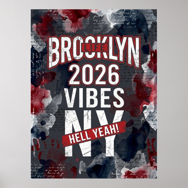 Bronx Life 2026 Vibes Poster (Front)