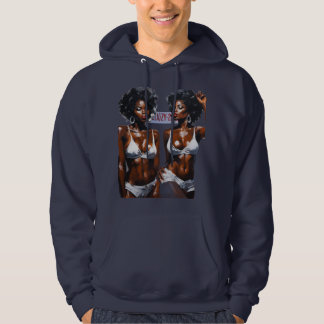 "Bronx Navy Blue Hoodie for Men: Casual Comfort.