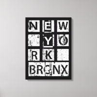 Bronx New York | Grunge Typography