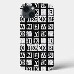 Bronx New York   Grunge Typography iPhone 13 Case