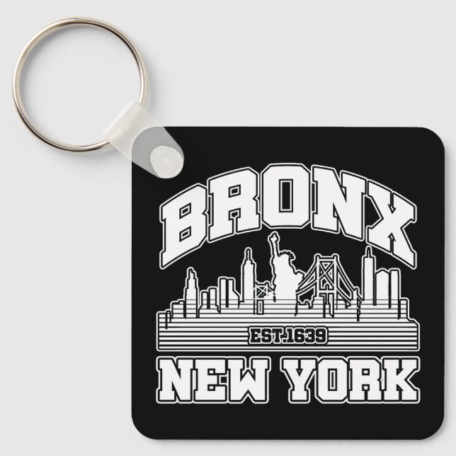 Bronx,New York Key Ring (Front)
