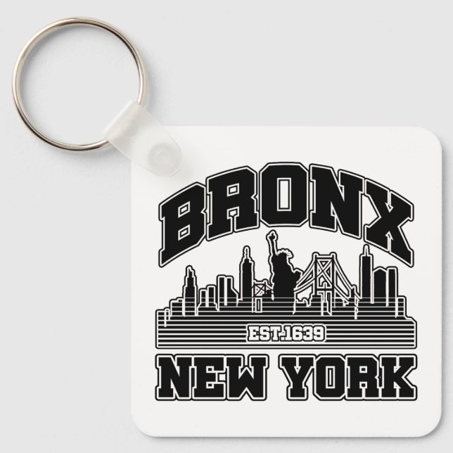 Bronx,New York Key Ring (Front)