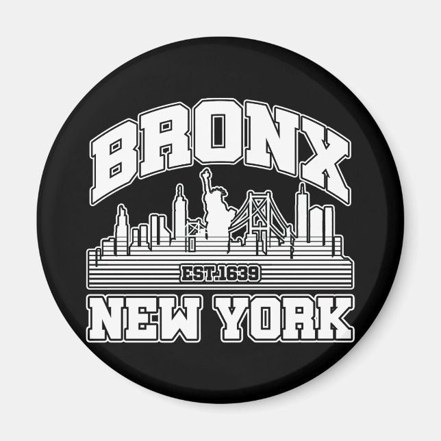 Bronx,New York Magnet (Front)