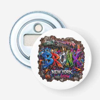 Bronx New York Urban Graffiti Street Art Bottle Opener
