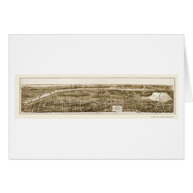 Bronx, NY Panoramic Map - 1897 (Front Horizontal)