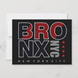 Bronx NYC: Street Legacy & City Pride Postcard