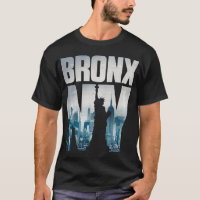 Bronx T shirt, NY Skyline T Shirt, New York City S