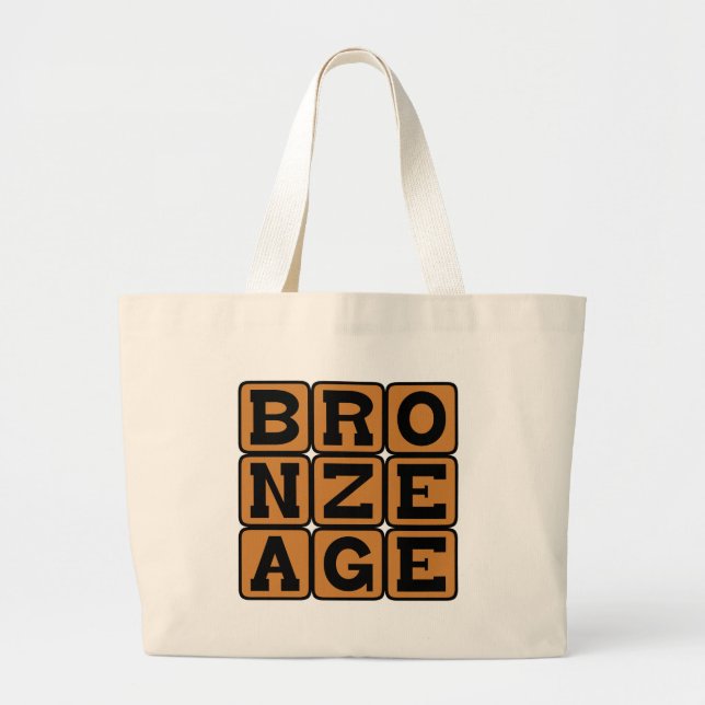 Bronze Age, Era of Human Innovation Large Tote Bag (Front)