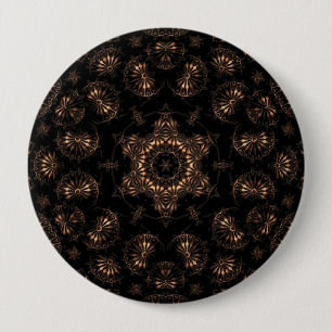 Bronze Age Mandala  10 Cm Round Badge