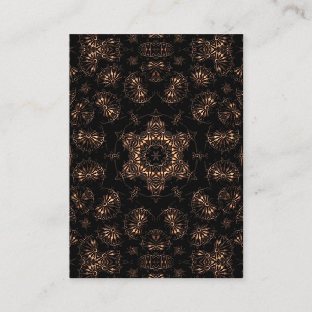 Bronze Age Mandala  Business Card (Front)
