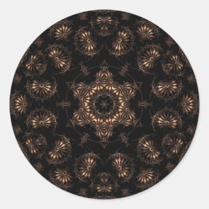 Bronze Age Mandala  Classic Round Sticker